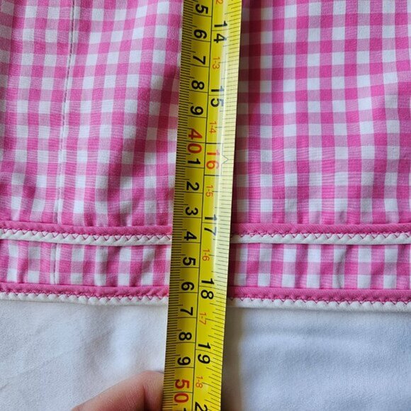 Lilly Pulitzer Pink & White Gingham Skirt - Picture 7 of 7